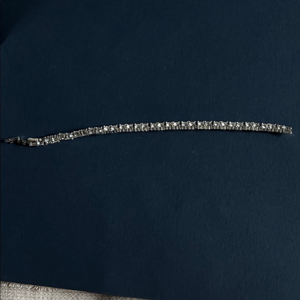 Elegant Silver color Tennis Bracelet